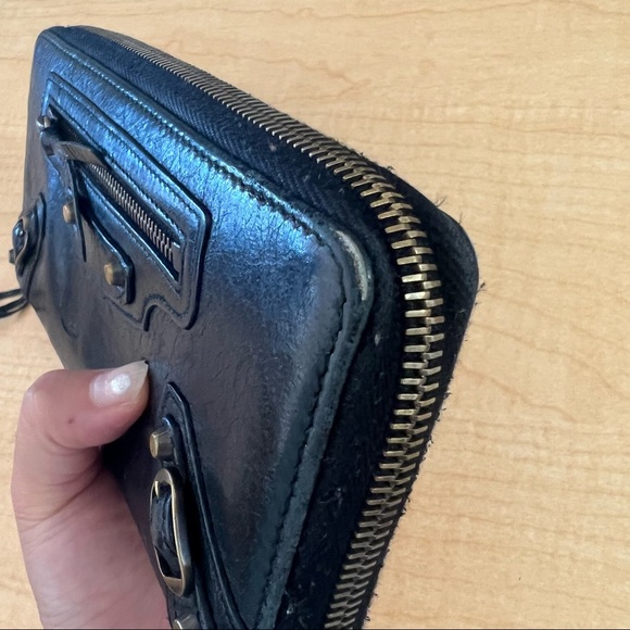 Pre-owned Balenciaga Zip Continental Wallet - Picture 6 of 8